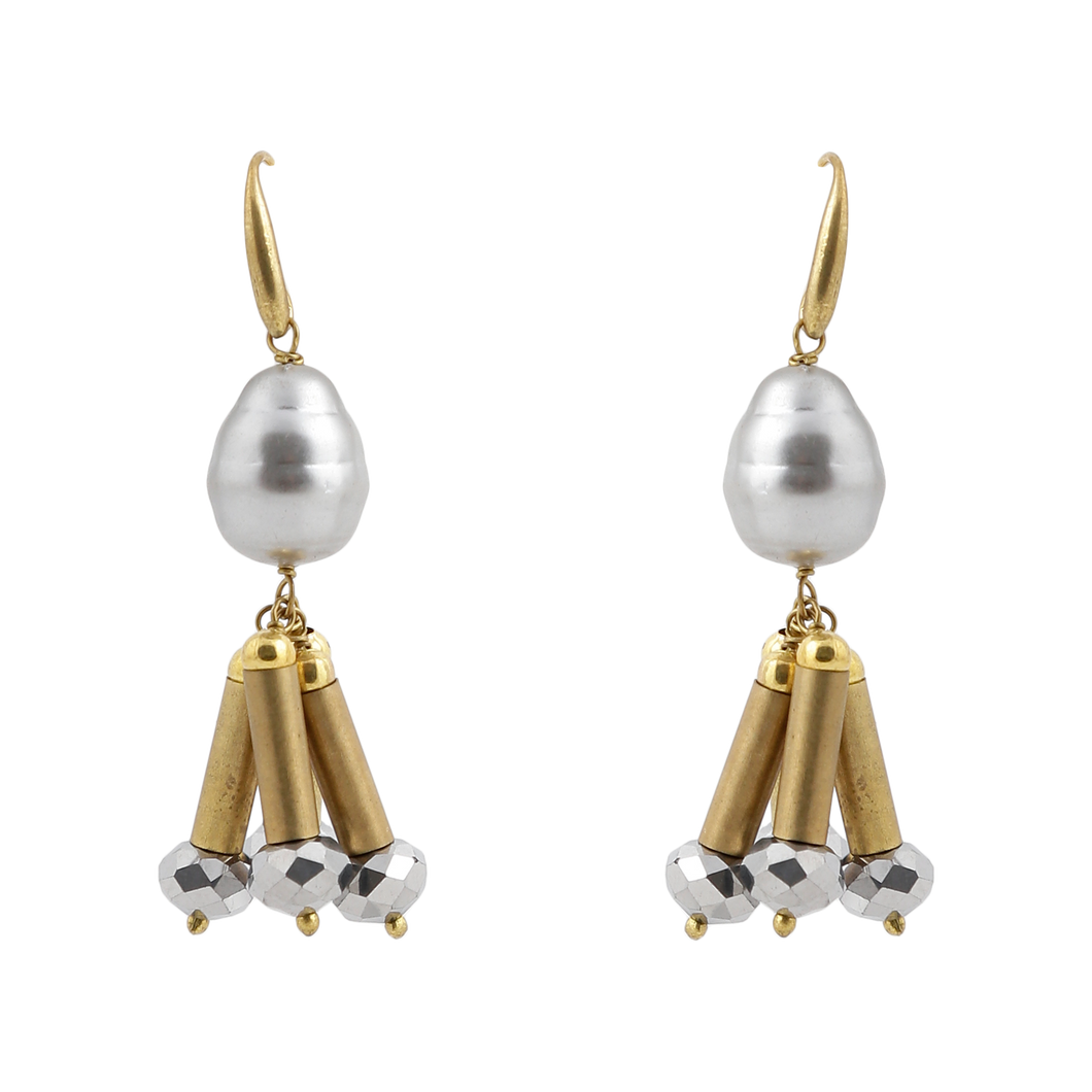 Pearl Fringe Earring